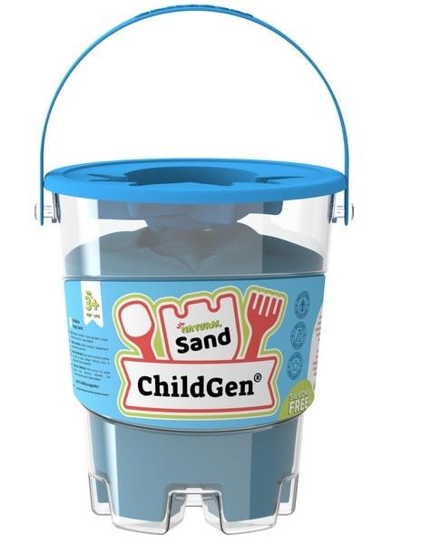 ChildGen Kinetic sand 100% natural blue 500g - creative fun