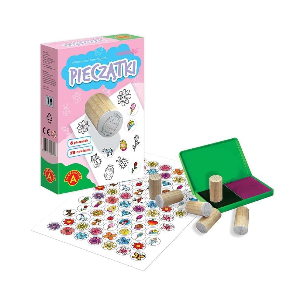Alexander Small stamps and stickers for girls - creative fun set