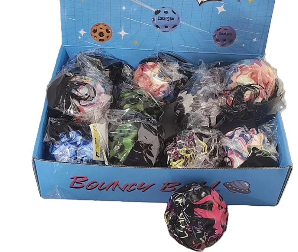 Ball on elastic band with Velcro - color mix - perfect for outdoor fun