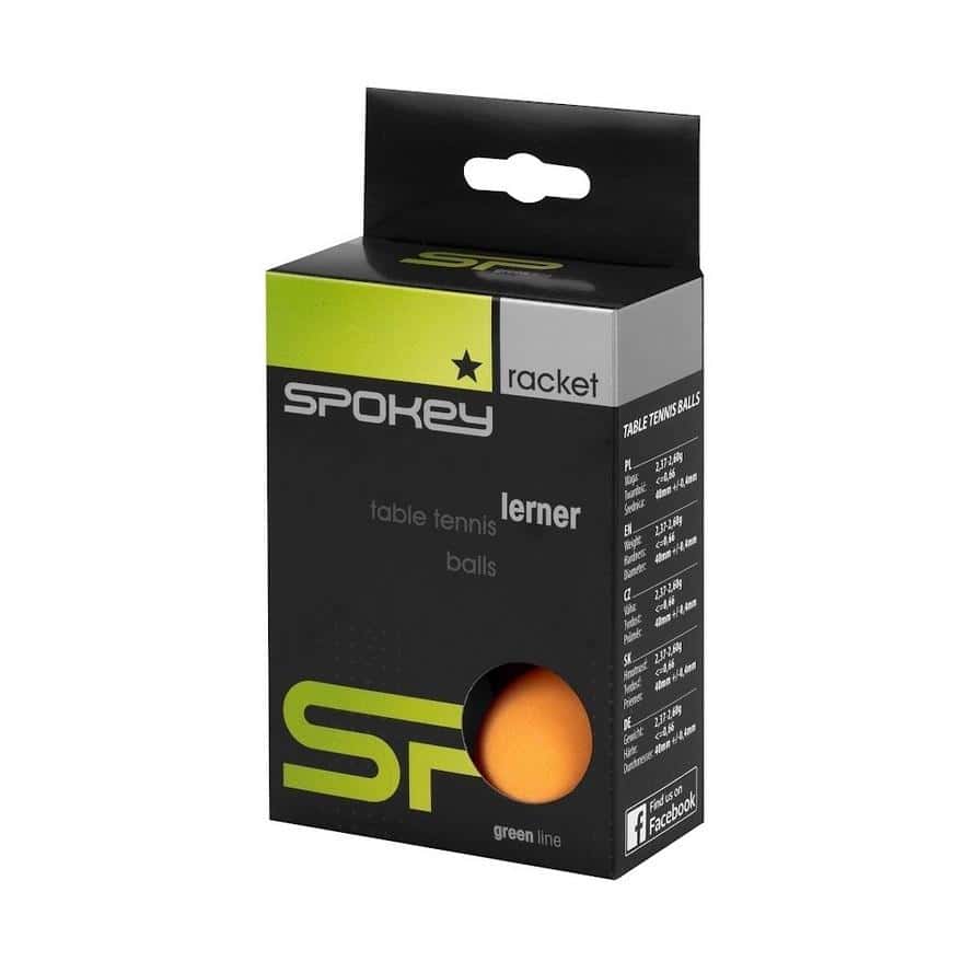 Spokey Lerner - 6 table tennis balls for beginners - ideal for training