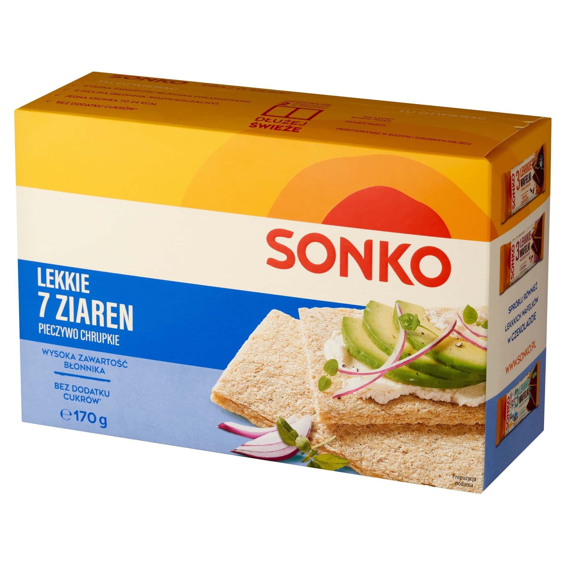Sonko Light Bread 7 Grains - Light multigrain bread 170g