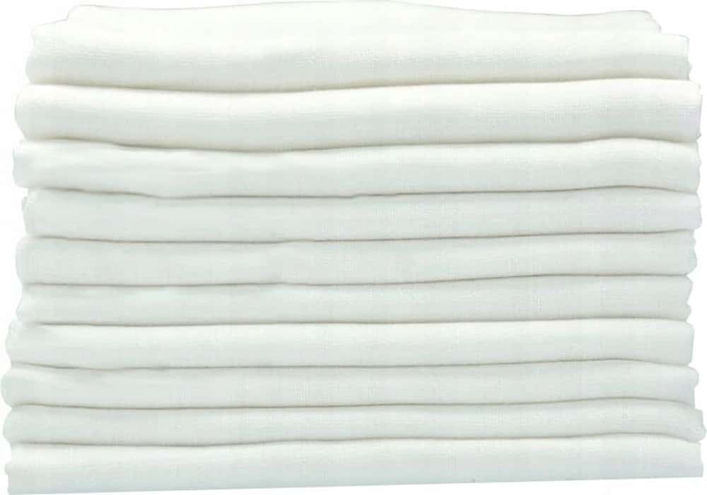 Tetra diaper white 70/80 cm - 10 pieces of soft cotton