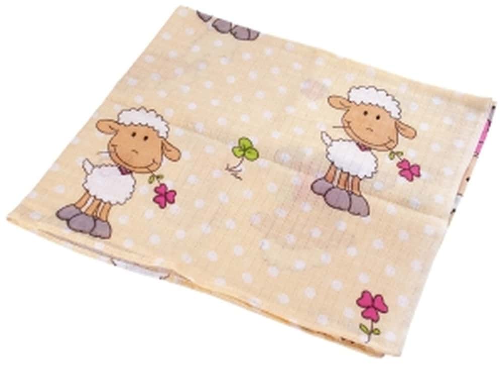 Ergon Tetra diaper 70x80 cm - colored, ideal for babies