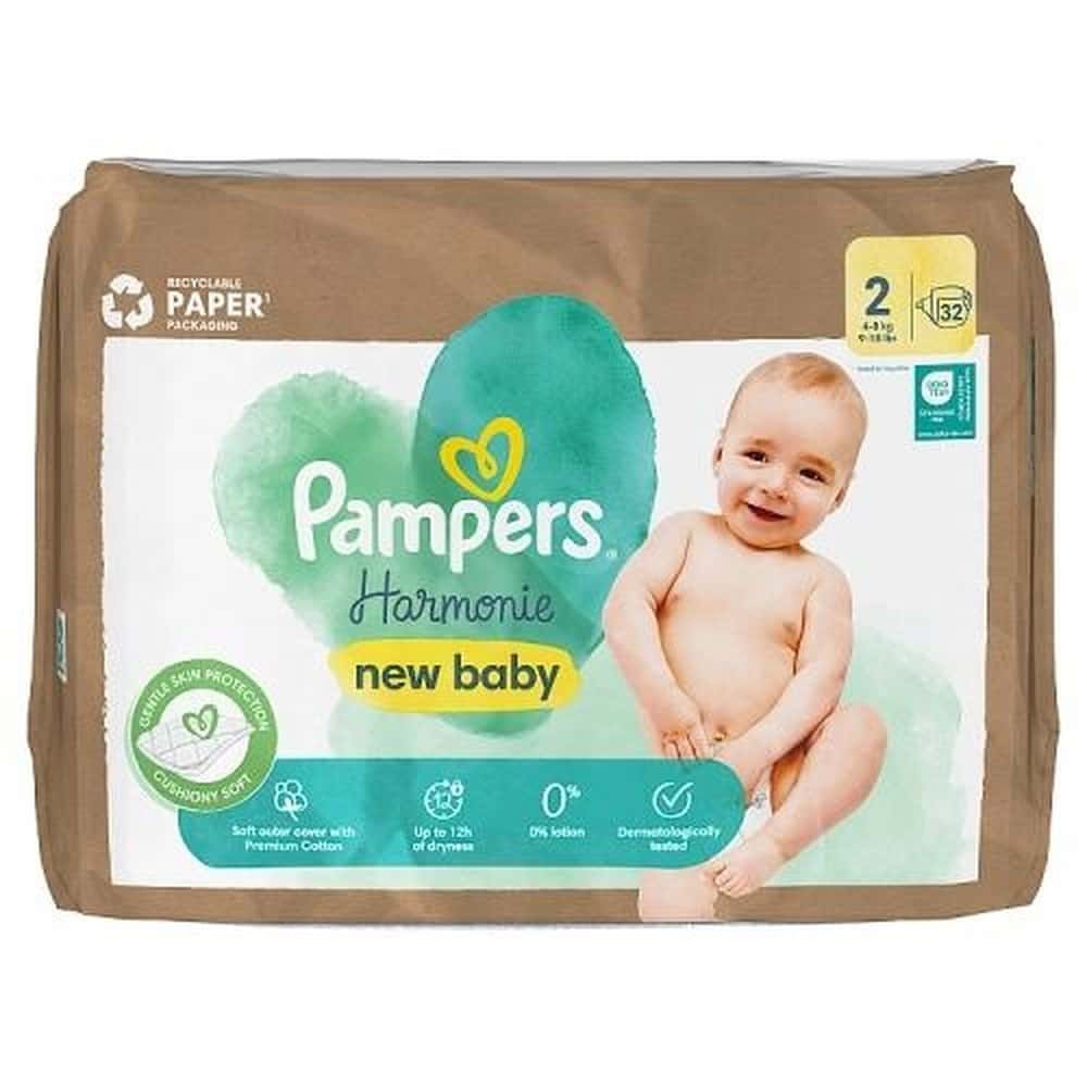 Pampers Harmonie Diapers Size 2 - gentle protection for your baby