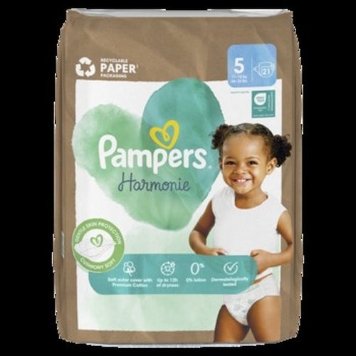 Pampers Harmonie - Diapers Size 5 - gentle protection for your baby