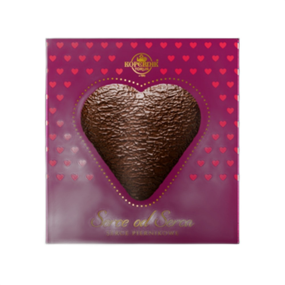 Kopernik Gingerbread Heart in Dark Chocolate - Delight in every bite