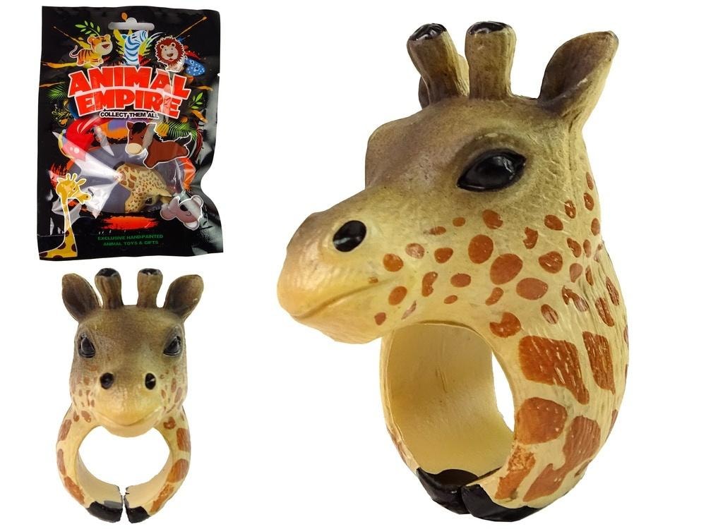 Leantoys Educational finger ring animal Giraffe - ideal gadget for playing