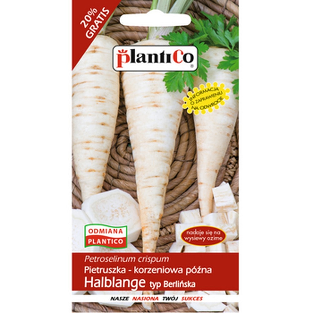 Plantico Parsley Halblange - late root variety for storage