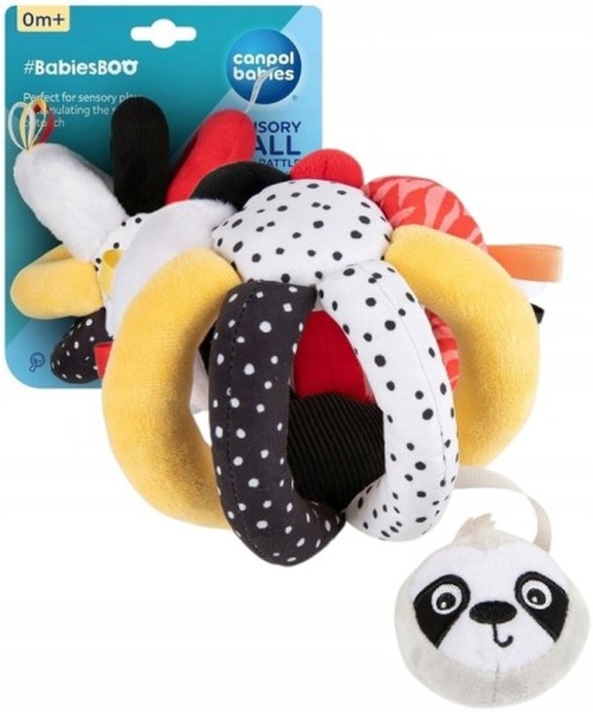 Dog ball with rattle and squeaker - perfect toy for your pet