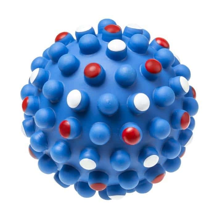 Nefi Hedgehog ball for dogs 11.4cm MIX - perfect for playing
