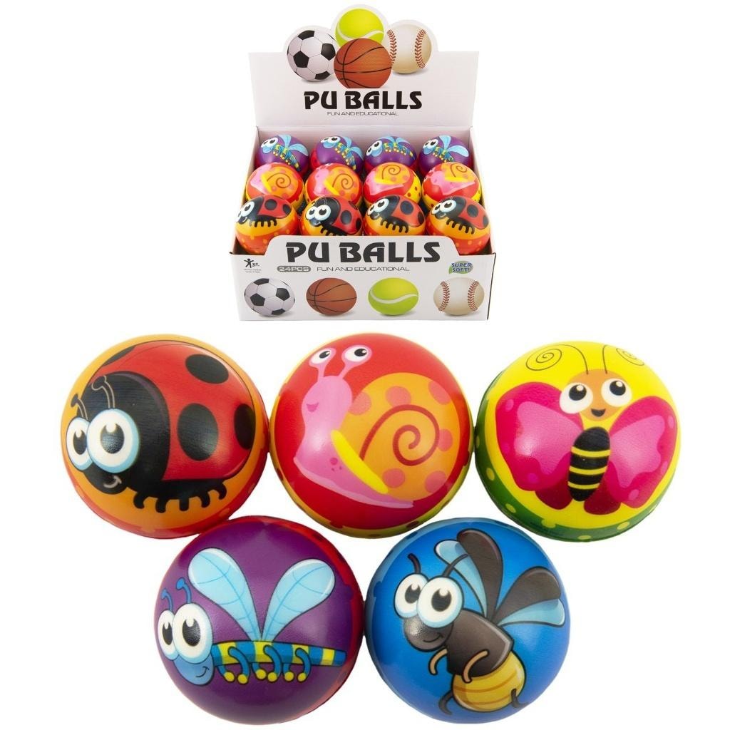 Soft foam ball insects MIX - ideal for playing for children