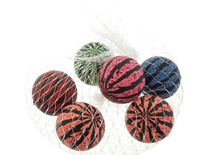 Rubber balls - 6 pieces perfect for playing