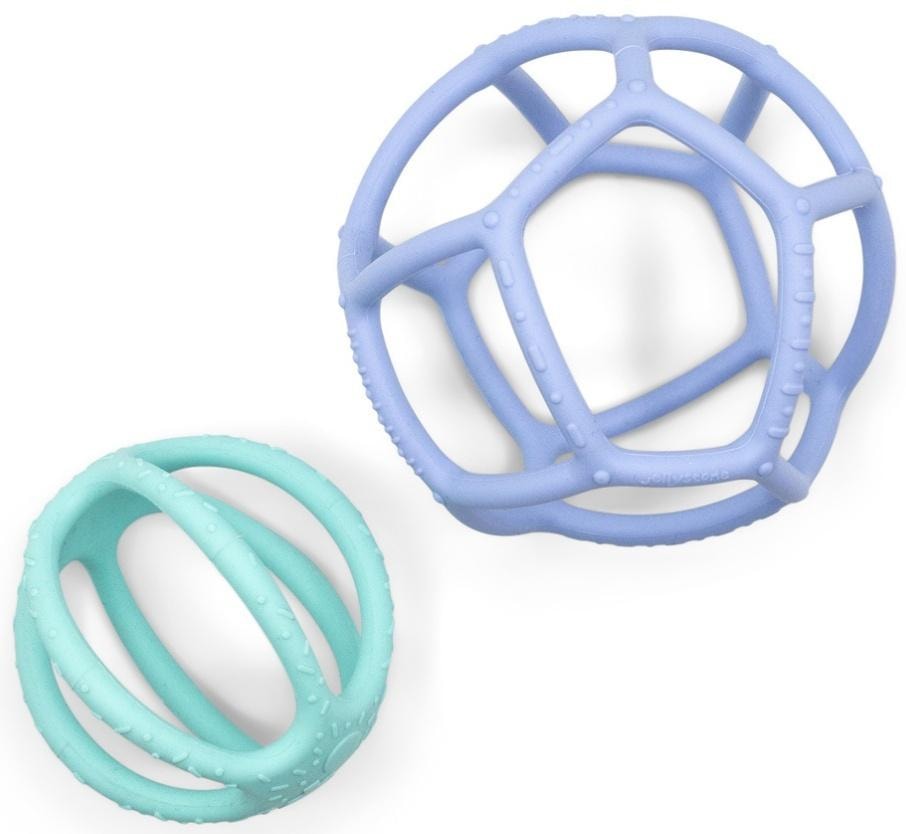 Jellystone Designs Sensory Balls 2in1 Blue&Mint - ideal for babies