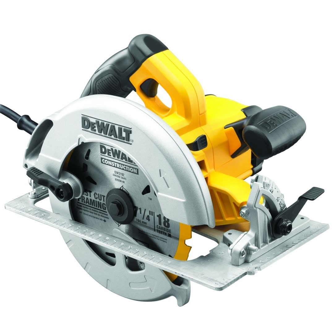 DeWalt Circular saw 1350W 190mm with case - reliable tool for professionals