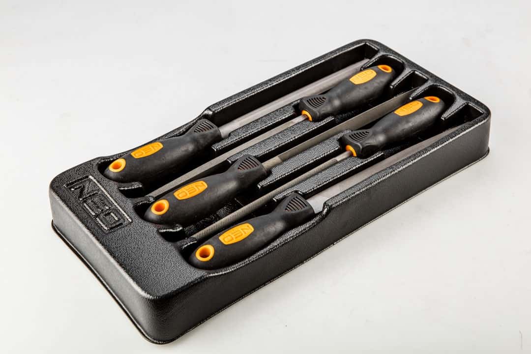 NEO Metal files - set of 5 pcs with insert, precision tools
