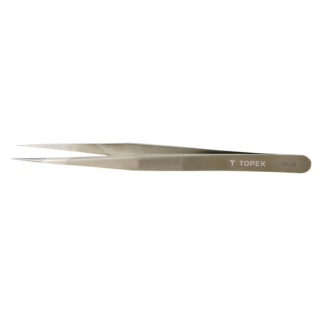 TOPEX Steel Tweezers 135 mm - precision tool for every DIY enthusiast