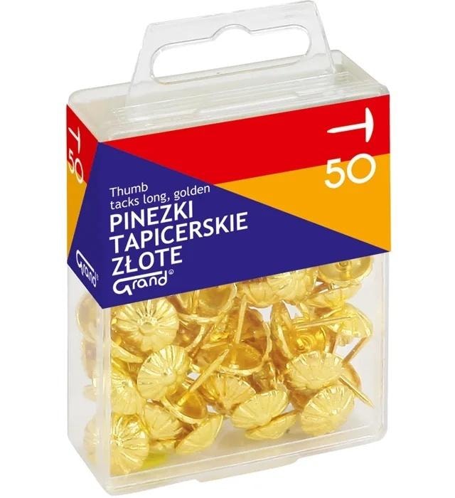 Grand Upholstery tacks golden 50 pieces - ideal for furniture renovation