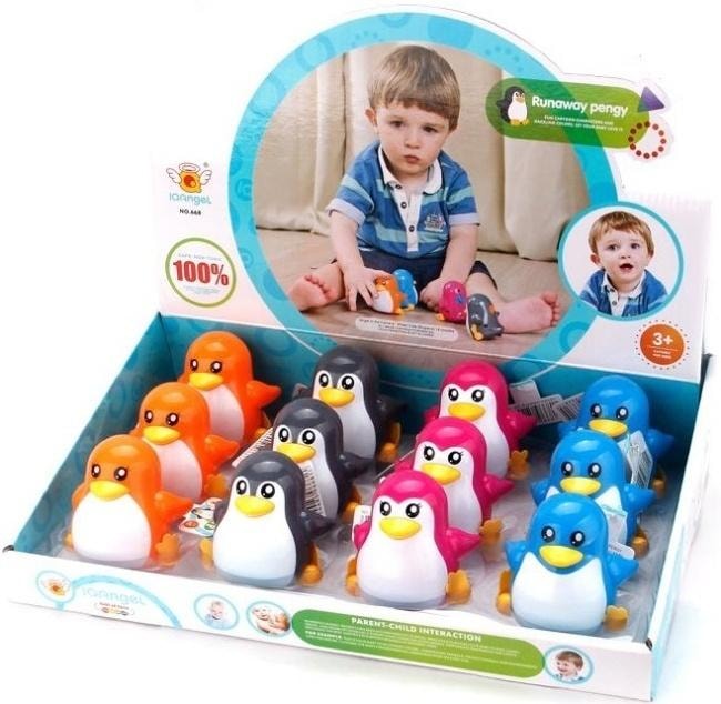 Wind-up Penguin Toy MIX Colors - perfect for play