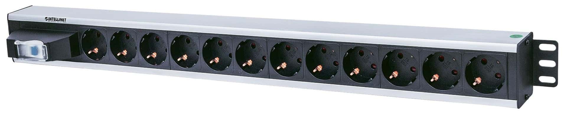 Intellinet Rack Power Strip Vertical 12 sockets - reliable power