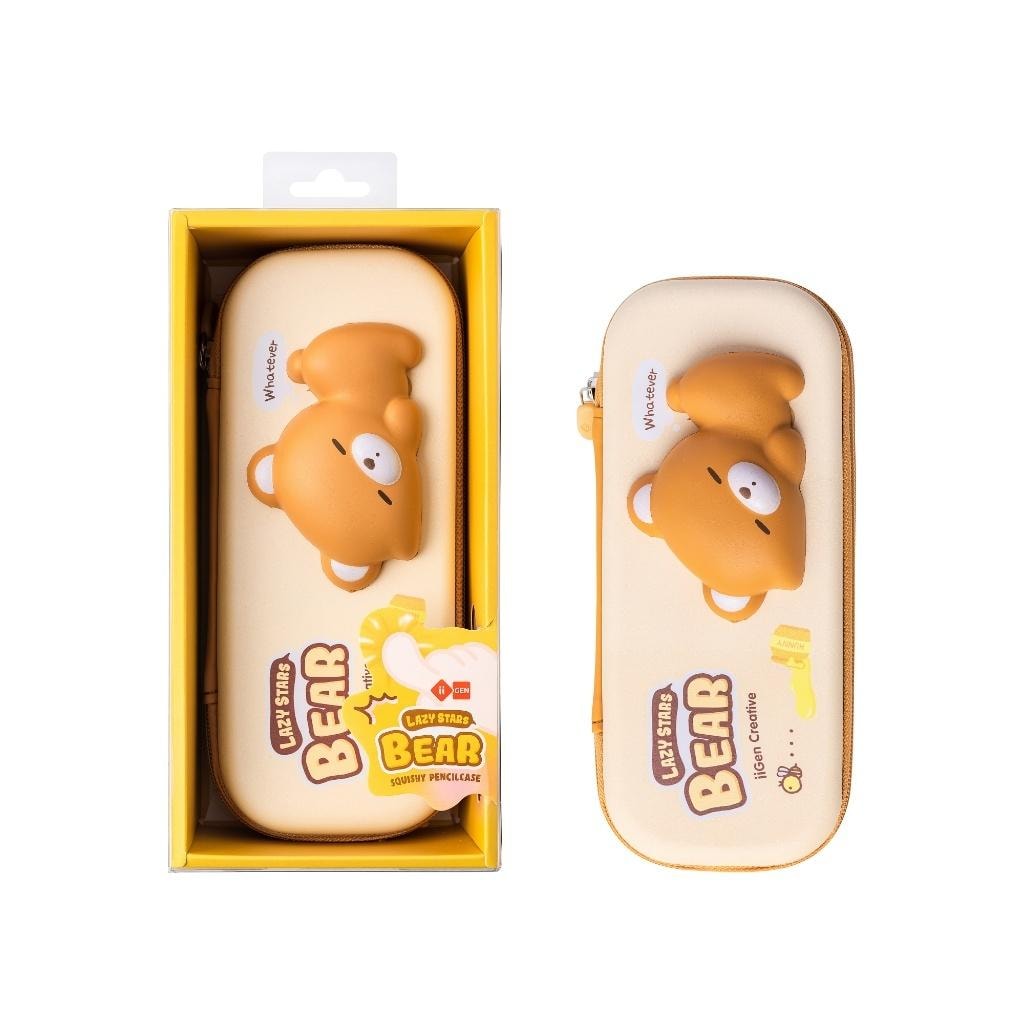Squishy Large Bear Pencil Case - ideal for school and office