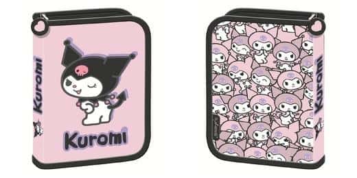 Kuromi pink - Double pencil case without accessories