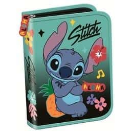 St-Majewski Double pencil case without equipment Stitch mint