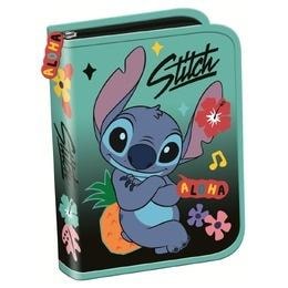 St-Majewski Double pencil case without equipment Stitch mint