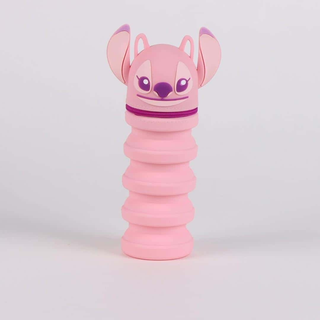 Stitch & Andzia Rubber pencil case expandable - ideal for school