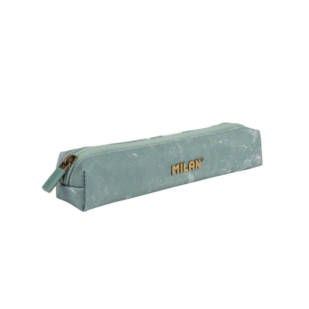 Milan Mini pencil case square Lava green - perfect for school