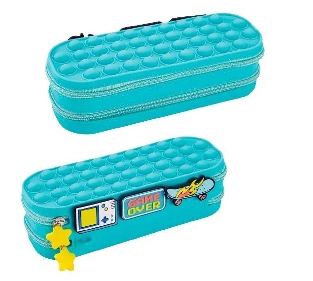 Pop It Gamer Pencil Case - Console pattern ideal for school