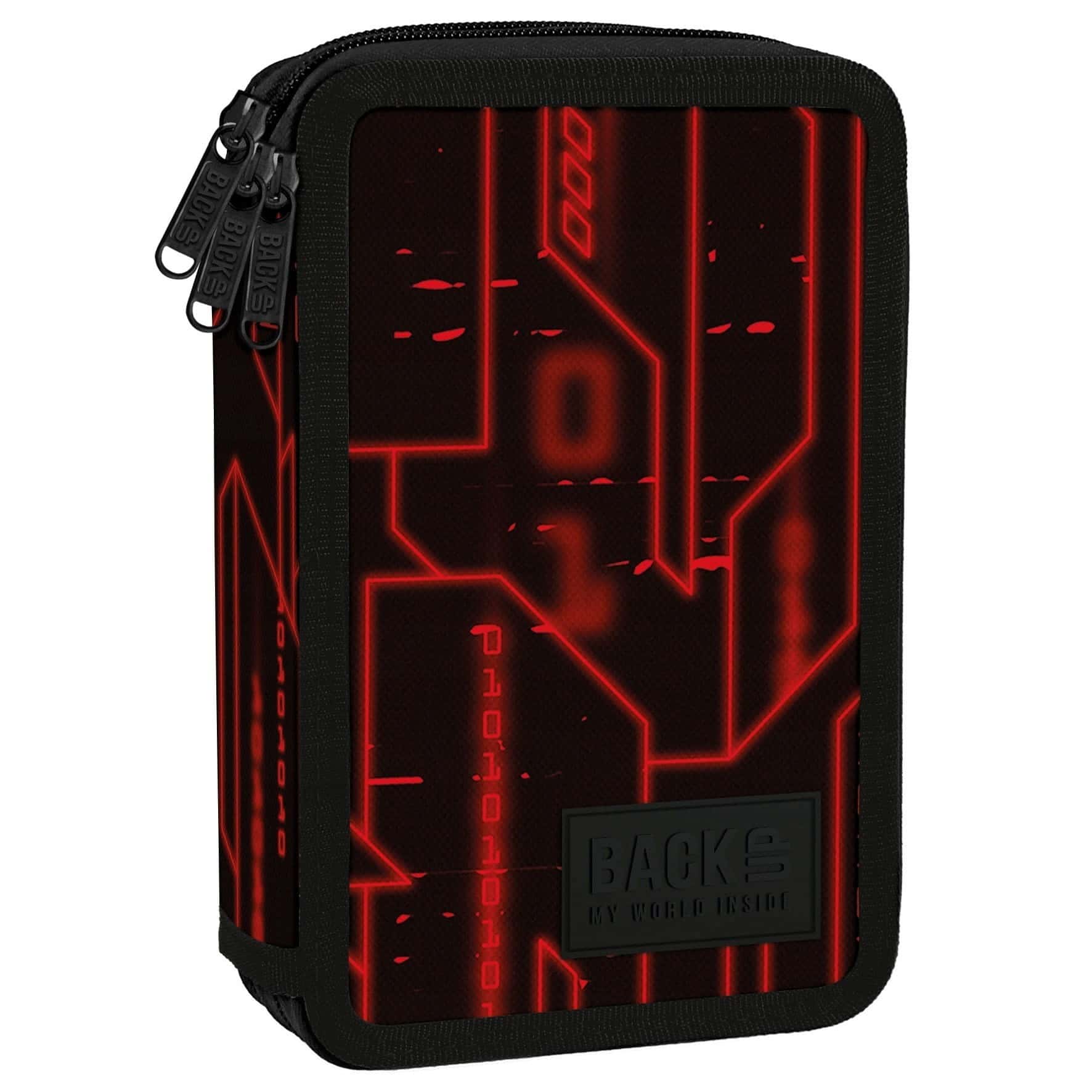 Derform BackUp 7 EW51 - Triple pencil case with equipment