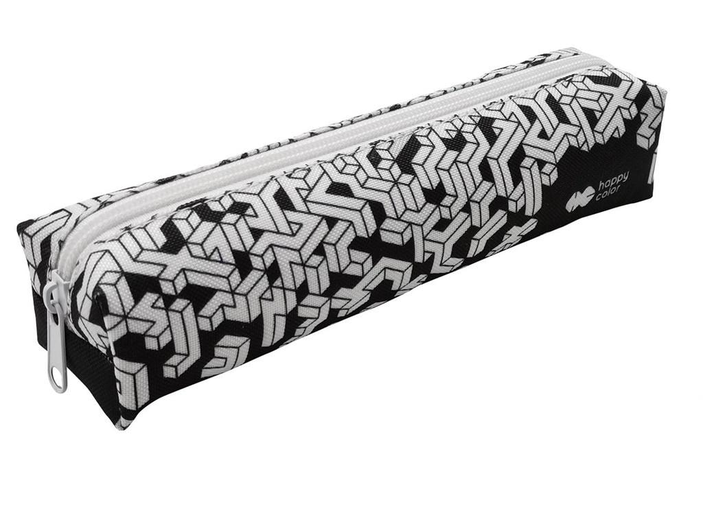 Just 3 Small rectangular pencil case with zipper - perfect for school