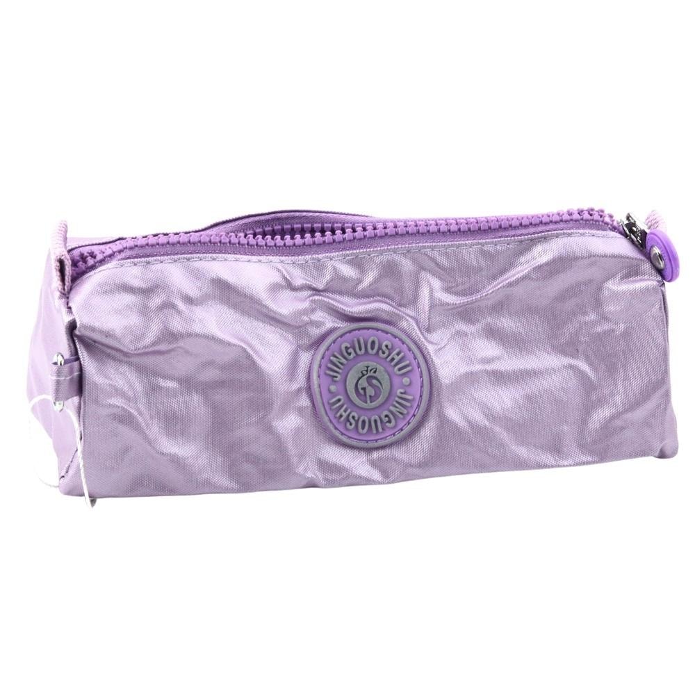 Leantoys School pencil case single compartment purple 21.5 cm