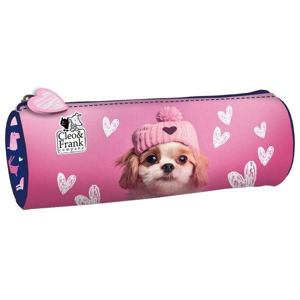 Derform Pencil case tube Cleo and Frank 42 (dog) - ideal for student
