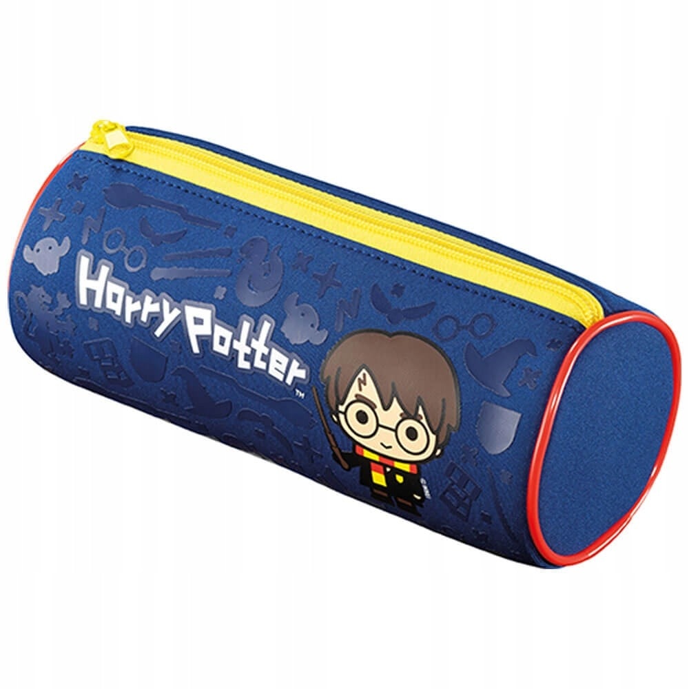 Maped Harry Potter Pencil case tube navy blue made of neoprene - Magical accessory for every fan