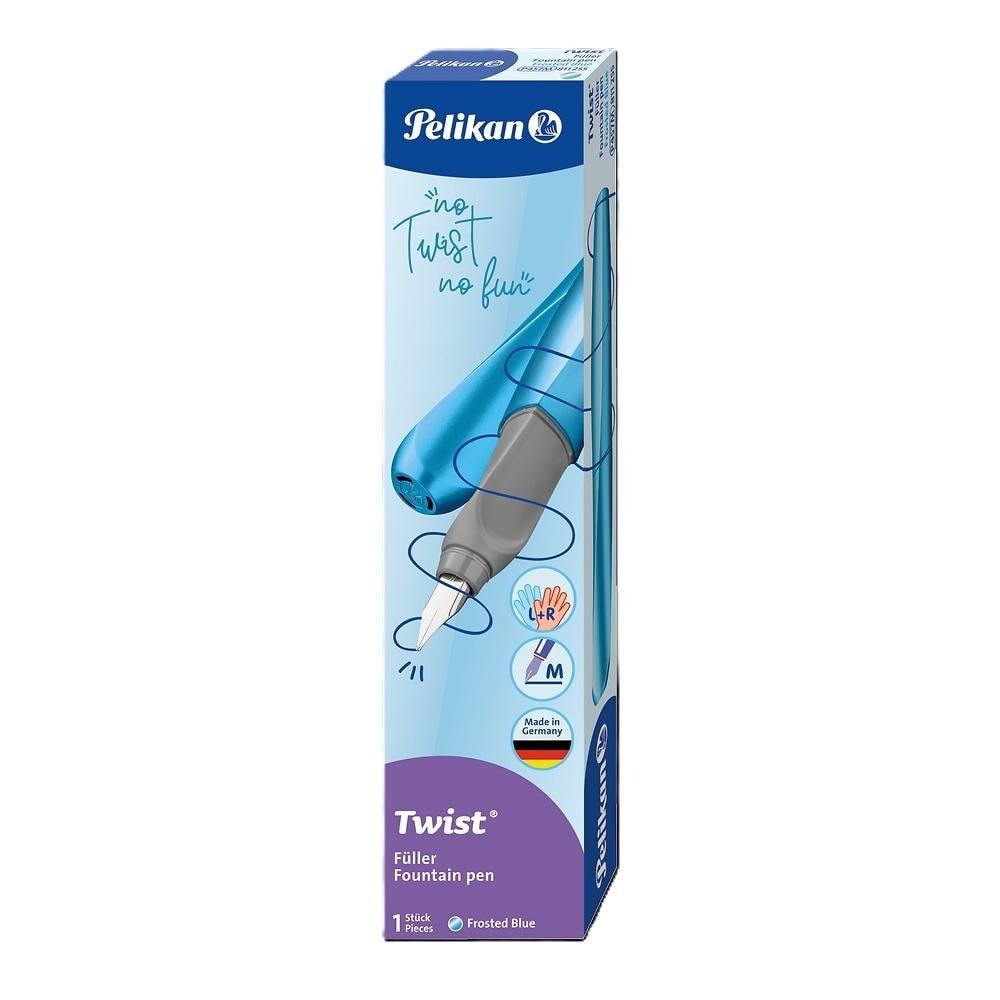Pelikan Twist P457 M Pióro Niebieski Mat