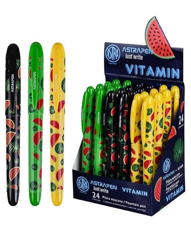 Astrapen Vitamin - Fountain pen for children - set of 24