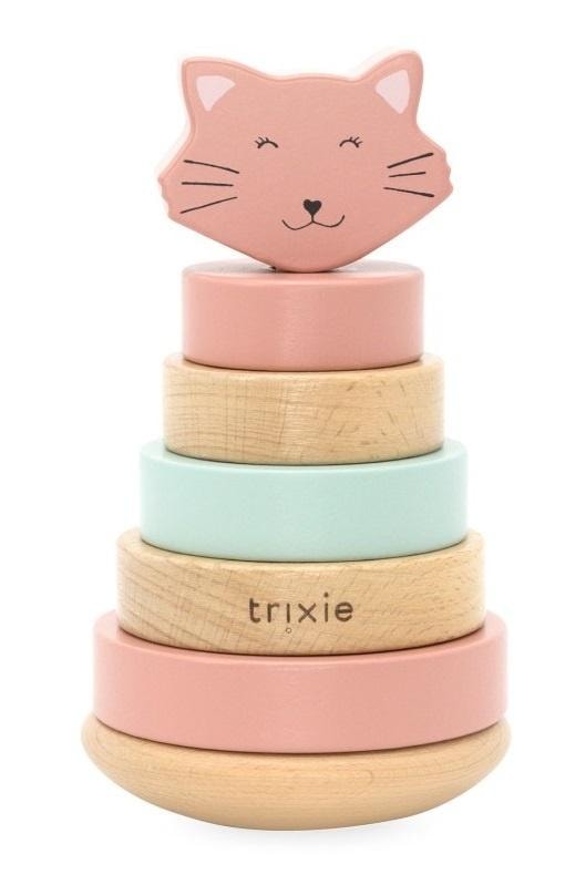 Trixie Baby Wooden Pyramid Cat - classic educational toy