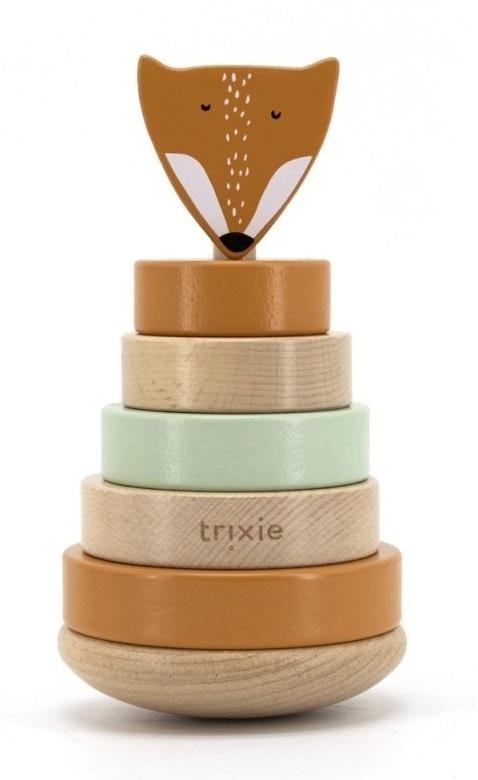 Trixie Baby Wooden Pyramid Fox - classic educational toy