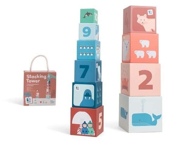 BS Toys Educational Pyramid Arctic Animals - ideal developing toy