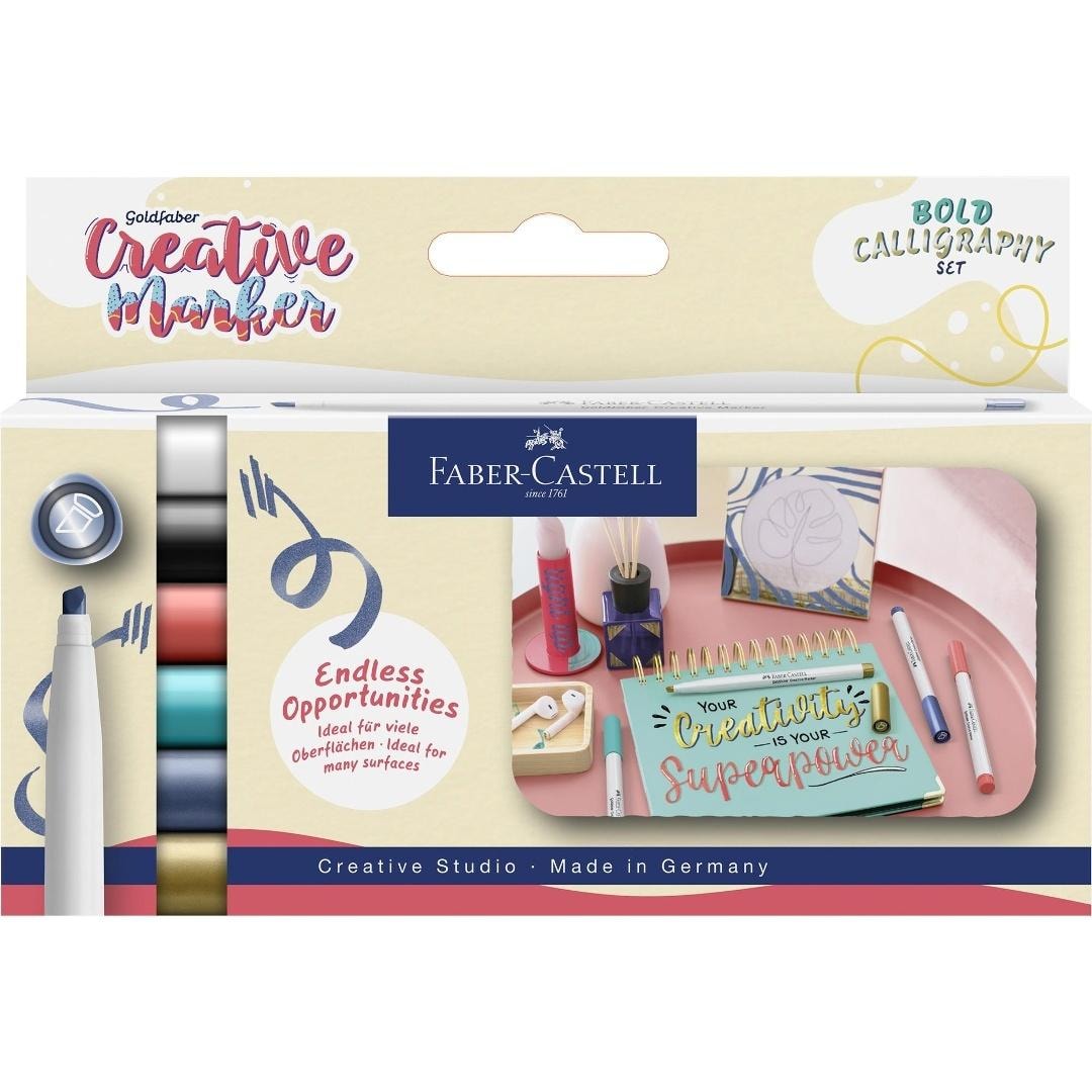Faber-Castell Goldfaber Creative - Creative Markers 6 Colors