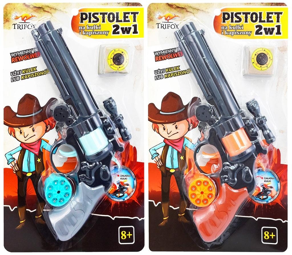 Trifox 2in1 Cap and Ball Pistol MIX - Random Design