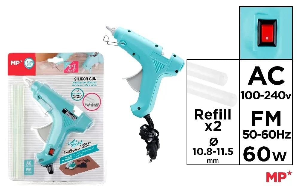 Hot glue gun - ideal for crafts and quick repairs