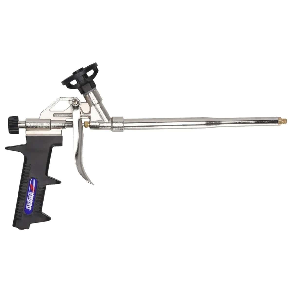 DEDRA Mounting foam gun, metal, brass nozzle