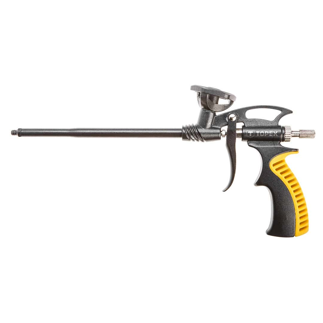Topex Mounting foam gun with Teflon coating - precise application