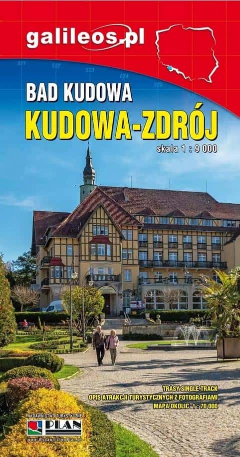 Kudowa-Zdrój Map 1:9 000 - discover the charm of the city