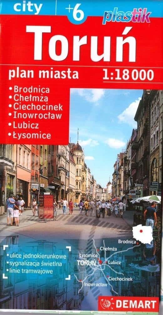 Demart Toruń +6 - City map 2024 - Discover Toruń!
