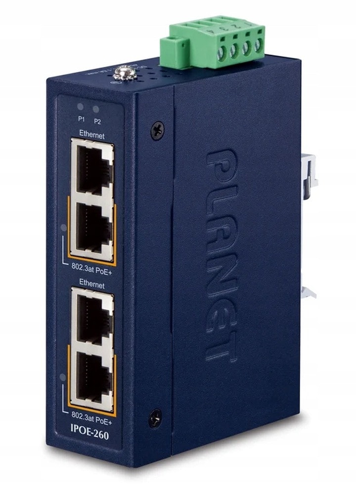 PLANET Industrial 2-port Gigabit Ethernet - reliable switch