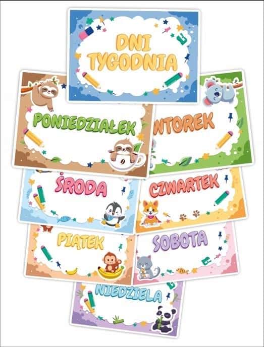 LearnHow Educational boards Days of the week - learning through play!