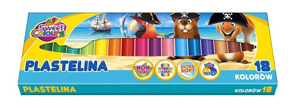 Plasticine 18 colors - soft and safe for children